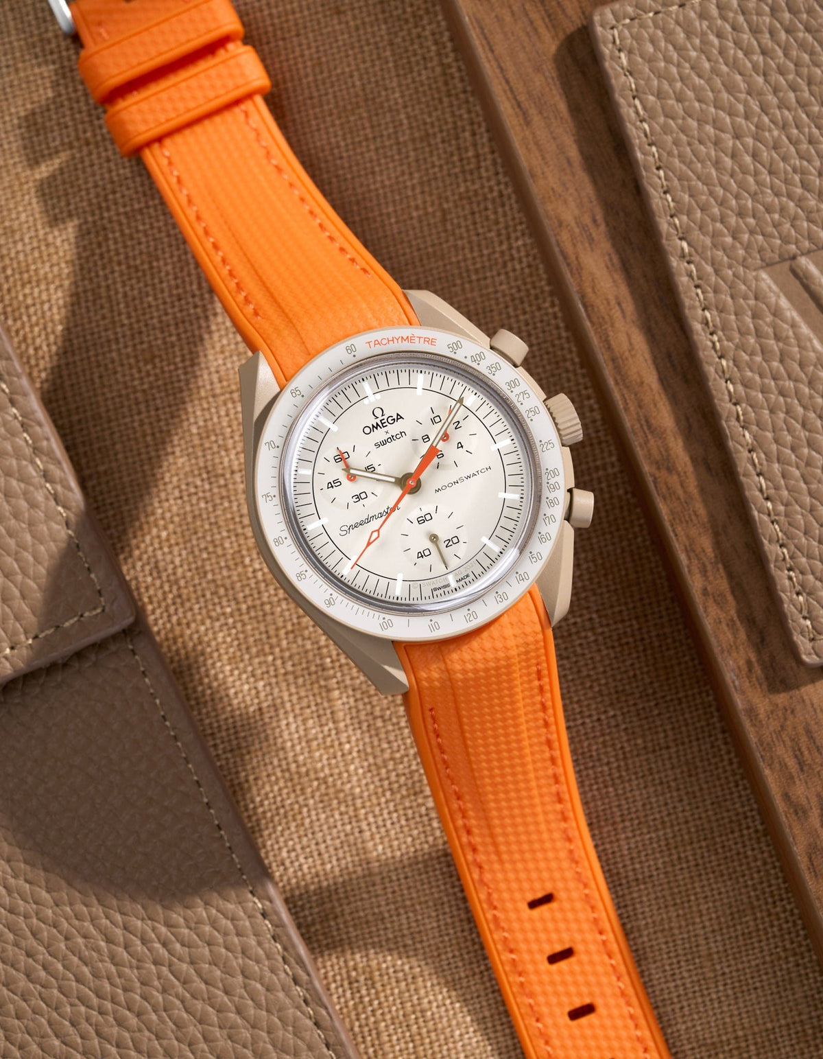 MoonSwatch Mission to Jupiter (Rubber Strap) - OM Luxury