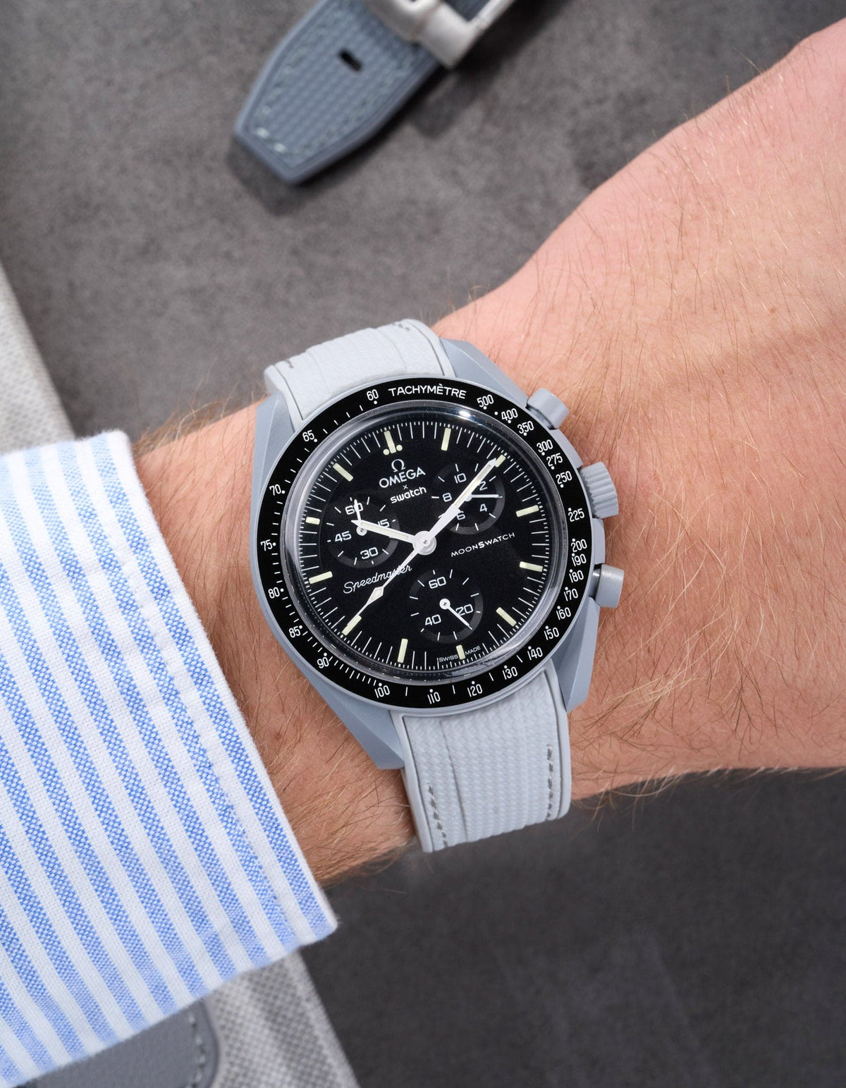 MoonSwatch Mission to the Moon (Rubber Strap) - OM Luxury